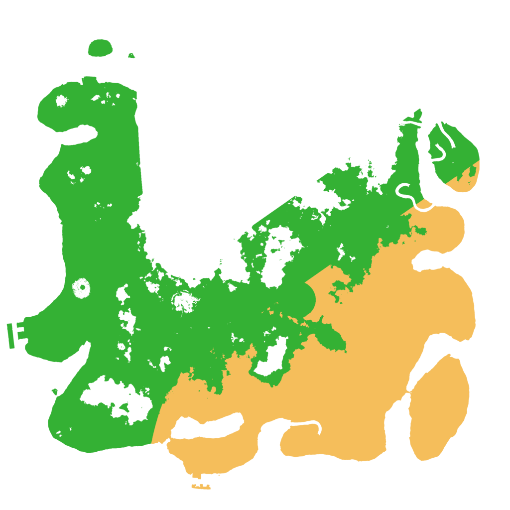 Biome Rust Map: Procedural Map, Size: 4100, Seed: 67722727