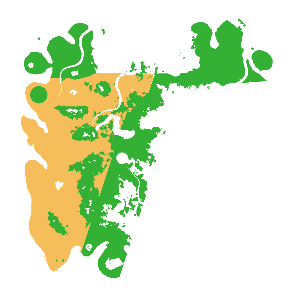Biome Rust Map: Procedural Map, Size: 4500, Seed: 1015554015