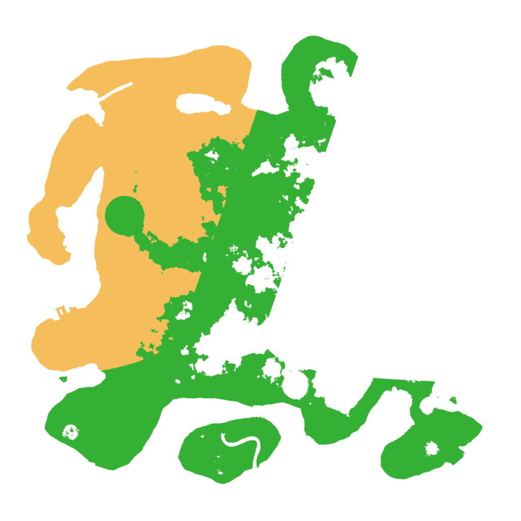 Biome Rust Map: Procedural Map, Size: 3500, Seed: 235220