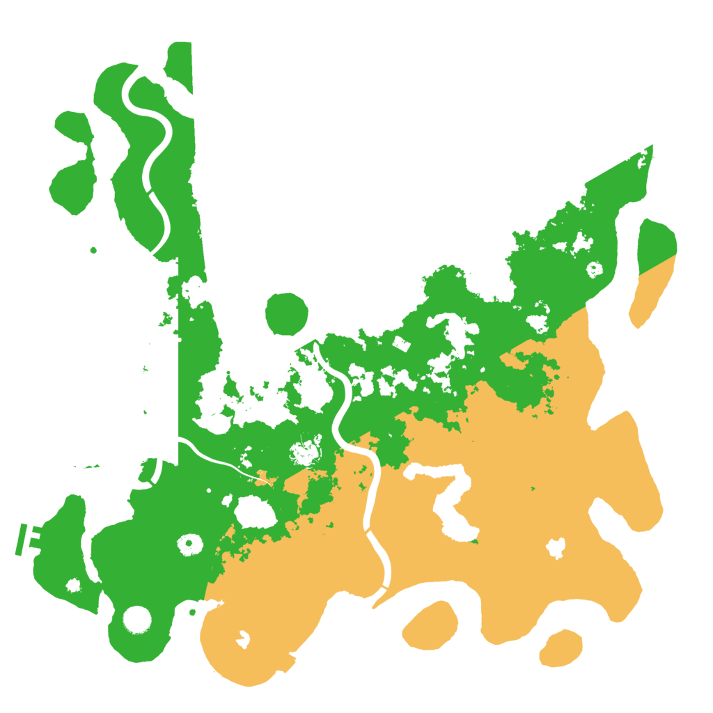 Biome Rust Map: Procedural Map, Size: 4500, Seed: 366513187