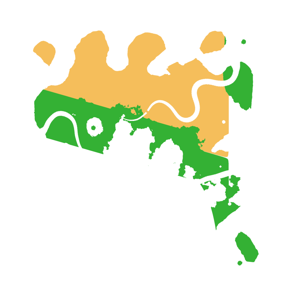 Biome Rust Map: Procedural Map, Size: 2624, Seed: 2147483647