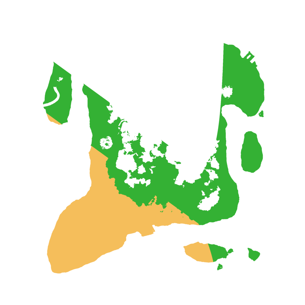 Biome Rust Map: Procedural Map, Size: 2500, Seed: 2041489954