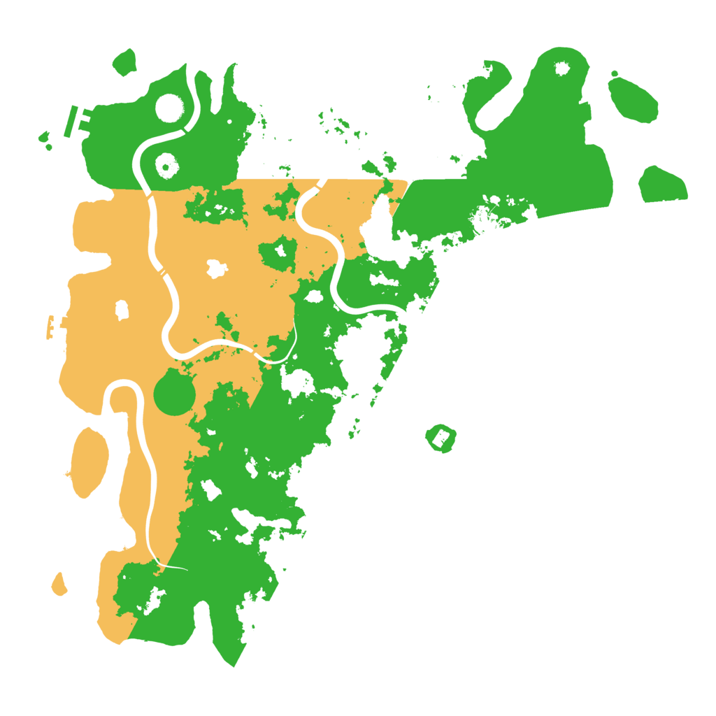 Biome Rust Map: Procedural Map, Size: 4500, Seed: 17015593