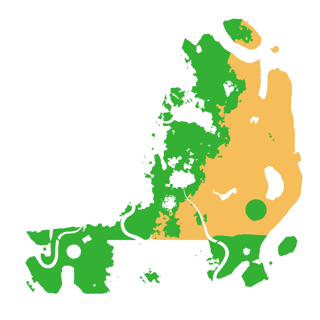 Biome Rust Map: Procedural Map, Size: 4000, Seed: 436066195