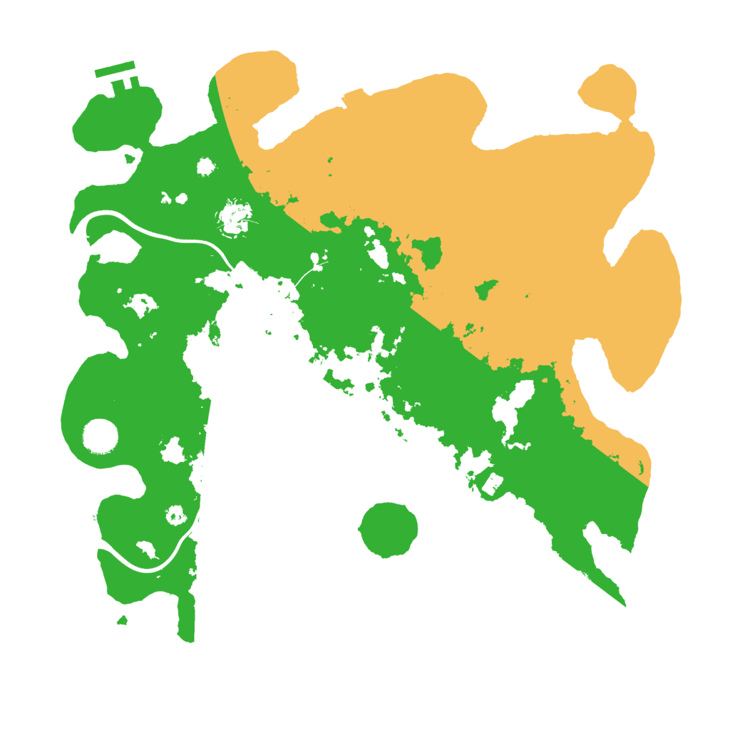 Biome Rust Map: Procedural Map, Size: 3650, Seed: 17766431