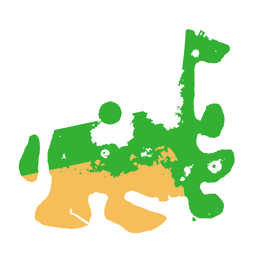 Biome Rust Map: Procedural Map, Size: 3000, Seed: 39156