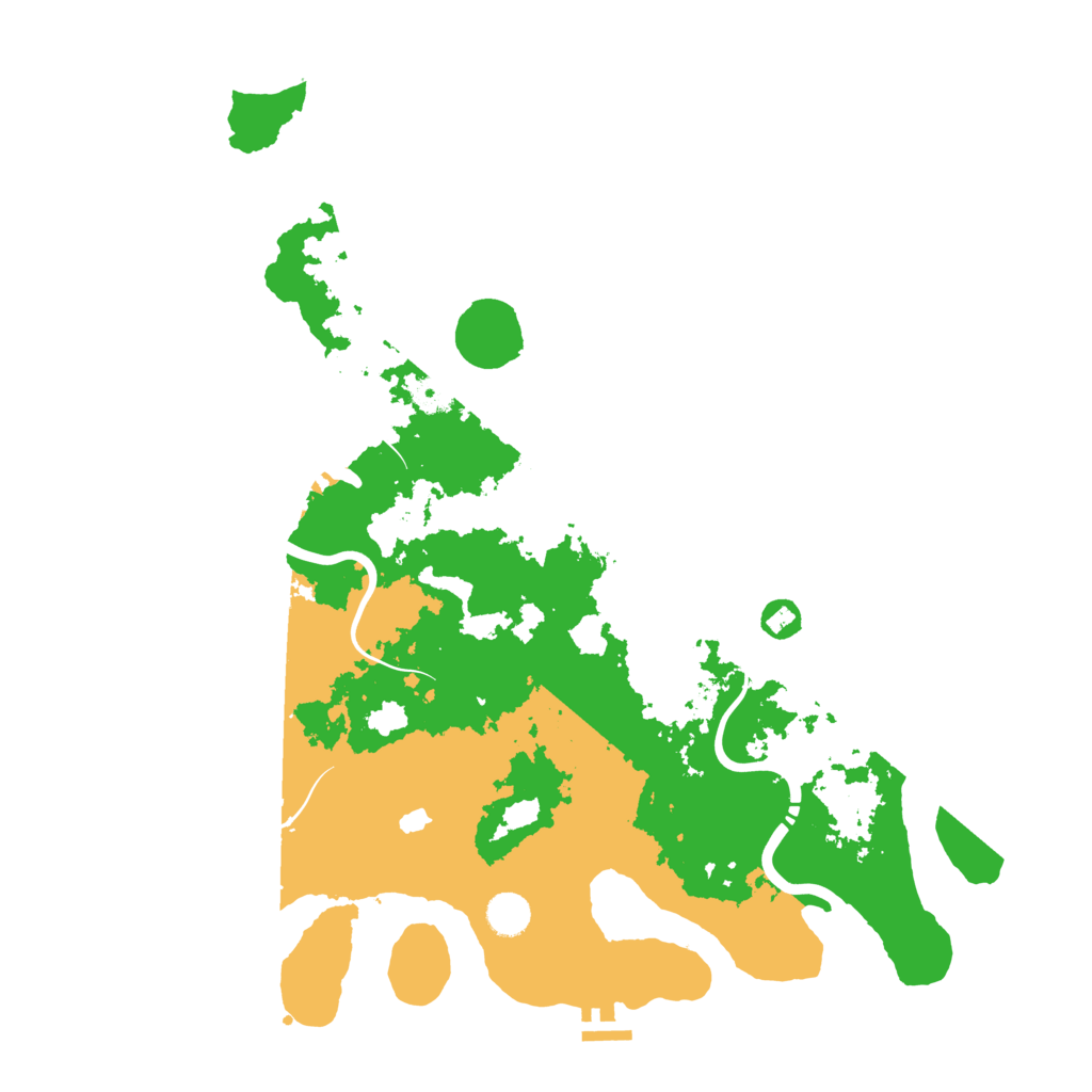 Biome Rust Map: Procedural Map, Size: 4400, Seed: 85325018