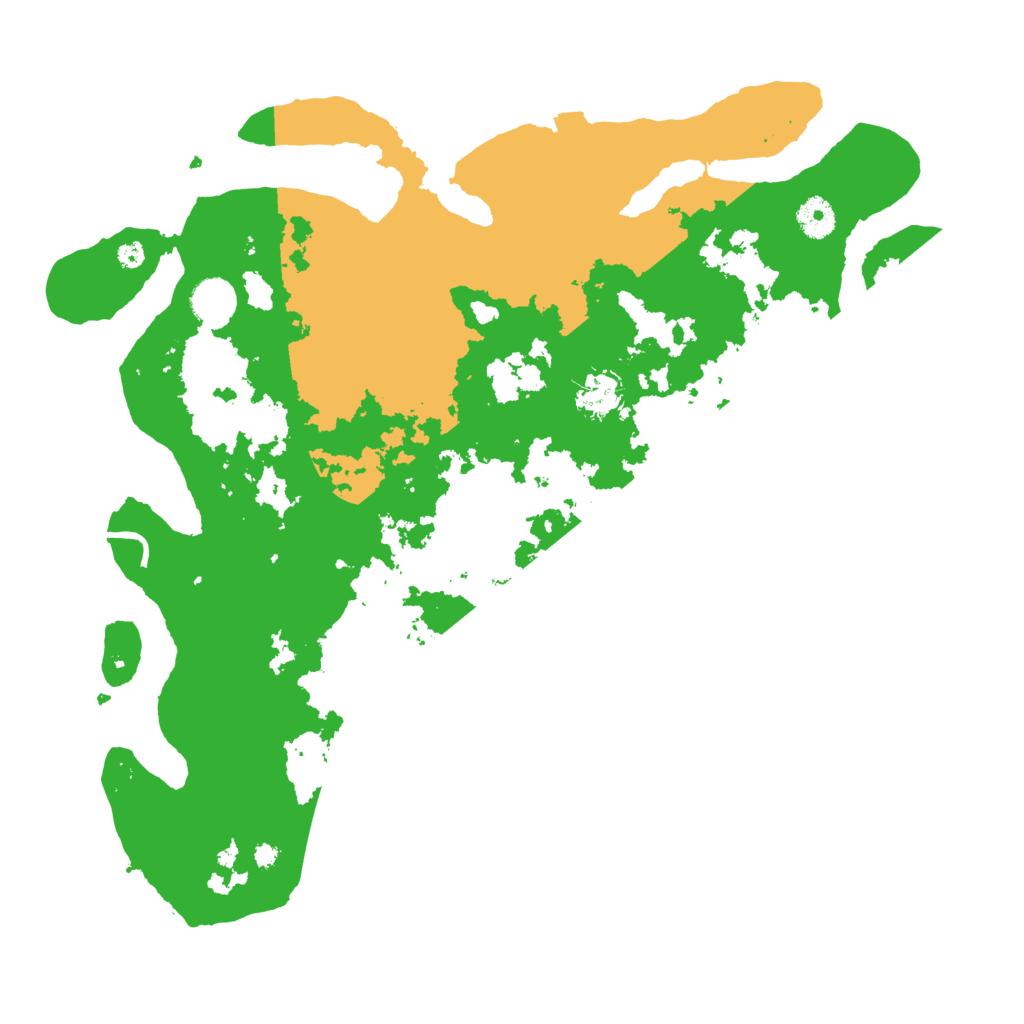 Biome Rust Map: Procedural Map, Size: 3950, Seed: 99119422