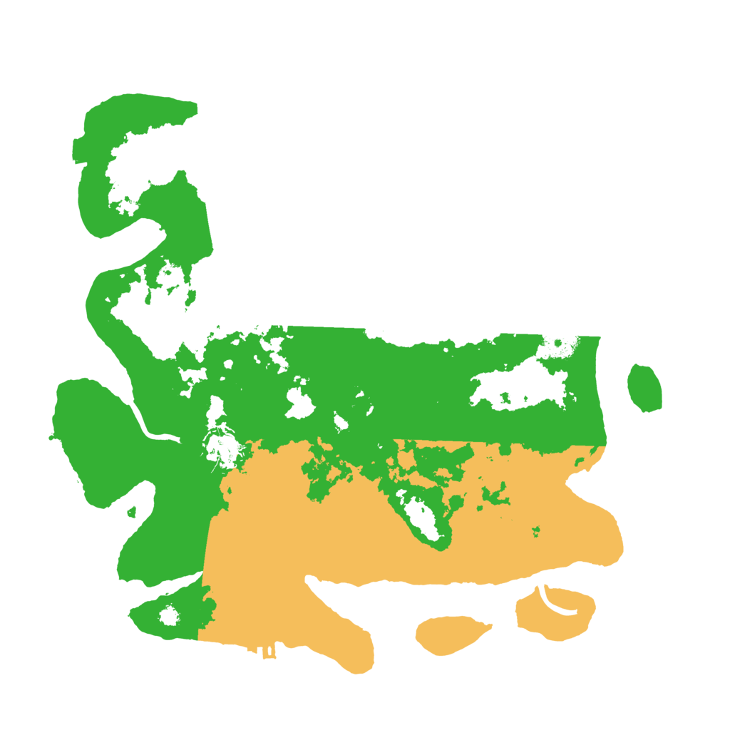 Biome Rust Map: Procedural Map, Size: 3400, Seed: 75333176