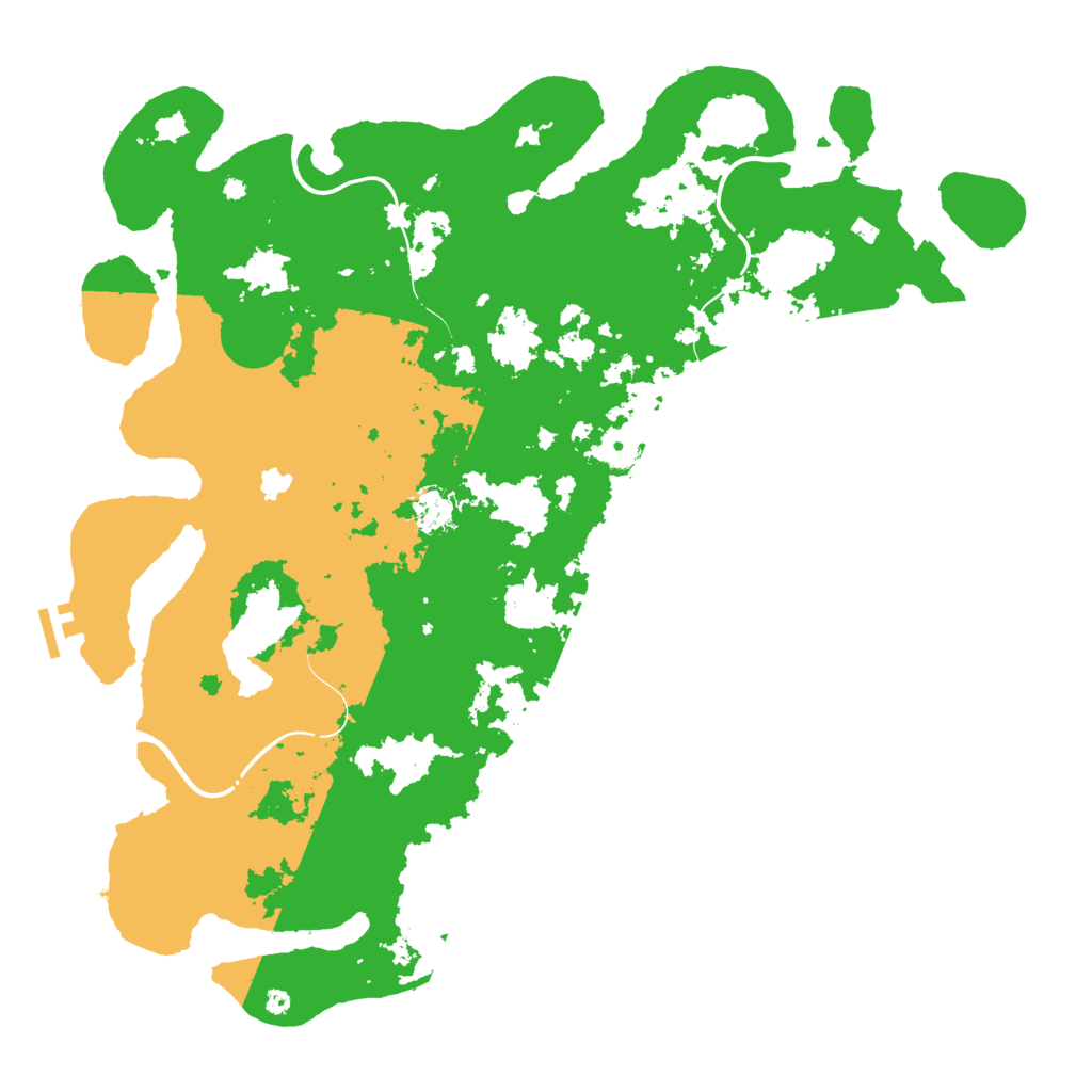 Biome Rust Map: Procedural Map, Size: 4400, Seed: 17729820