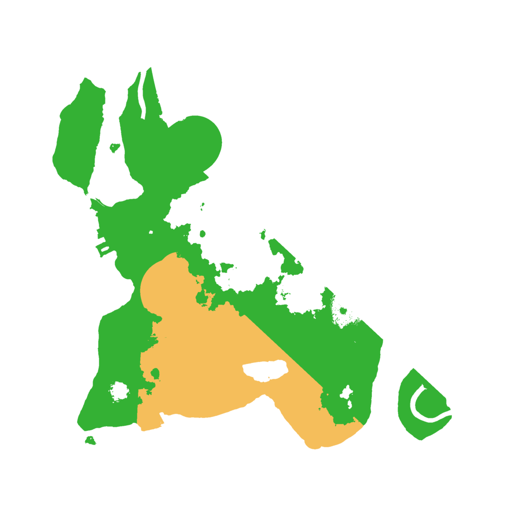 Biome Rust Map: Procedural Map, Size: 2500, Seed: 333
