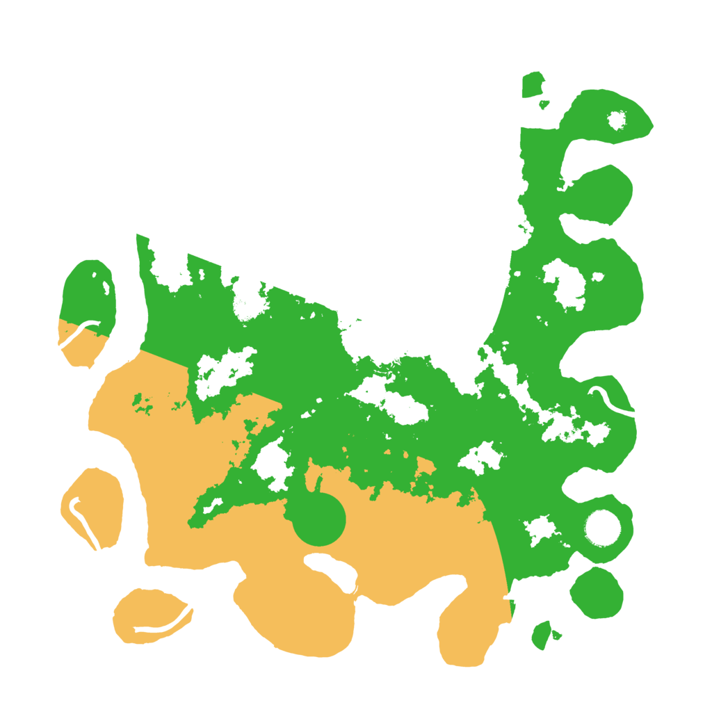 Biome Rust Map: Procedural Map, Size: 3500, Seed: 66720373