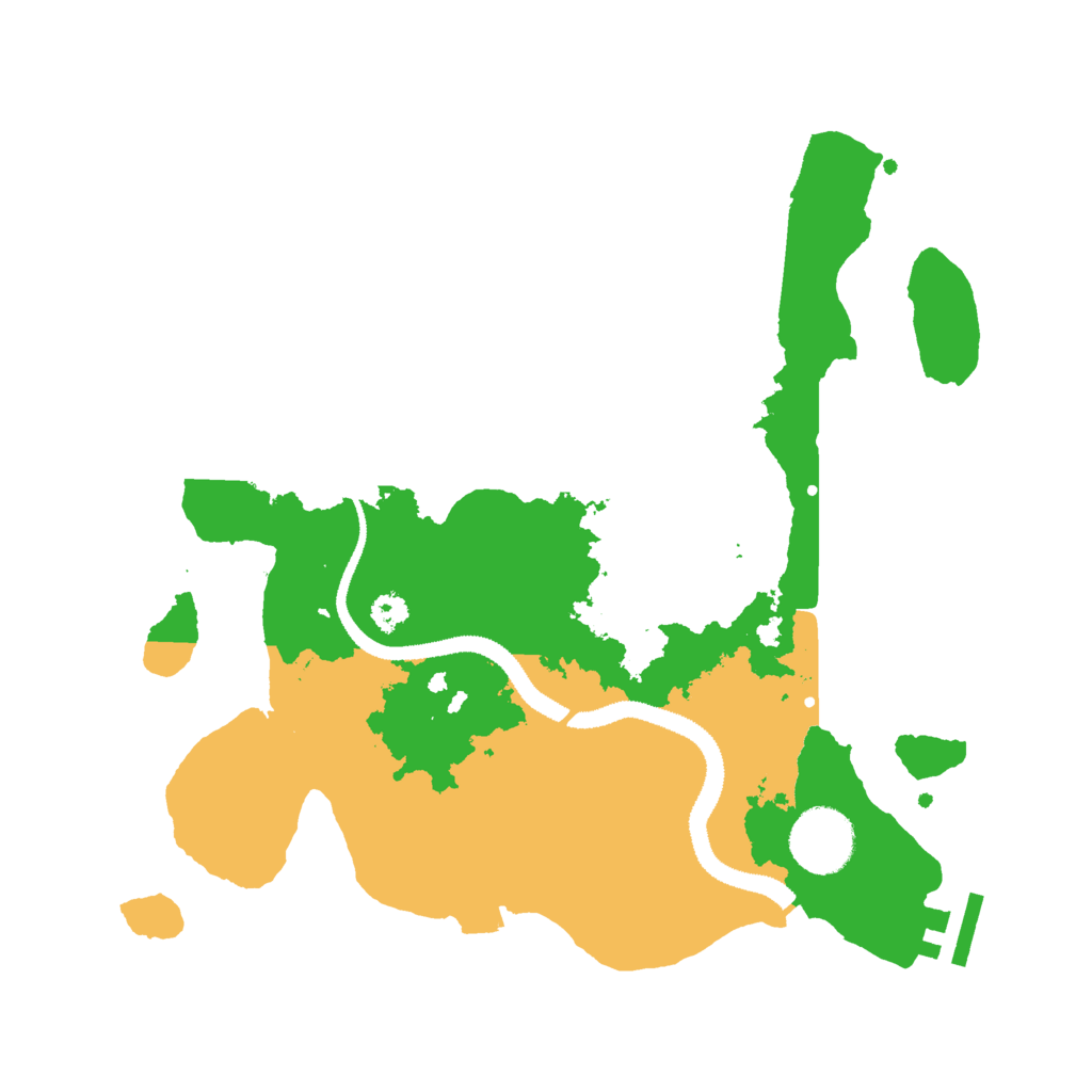 Biome Rust Map: Procedural Map, Size: 3000, Seed: 2457338