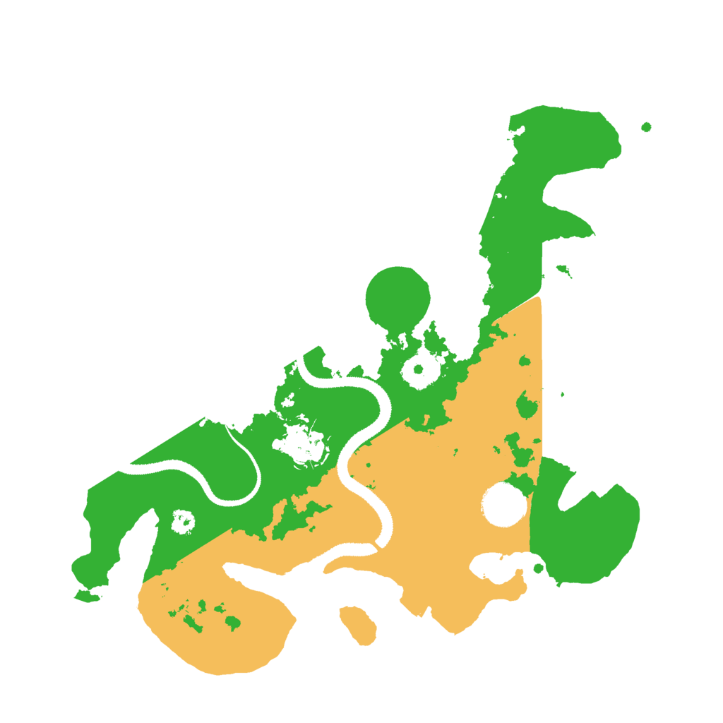 Biome Rust Map: Procedural Map, Size: 3000, Seed: 19350