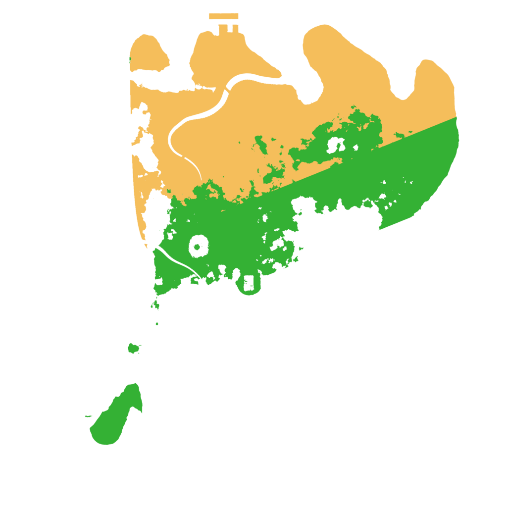 Biome Rust Map: Procedural Map, Size: 3500, Seed: 1778439787