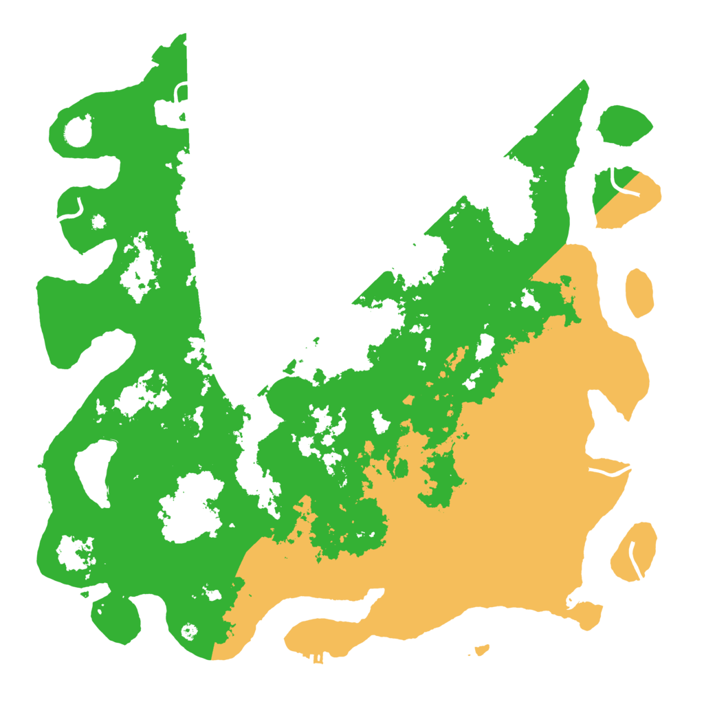 Biome Rust Map: Procedural Map, Size: 4500, Seed: 168588852