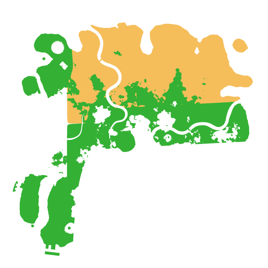 Biome Rust Map: Procedural Map, Size: 3700, Seed: 1203211616