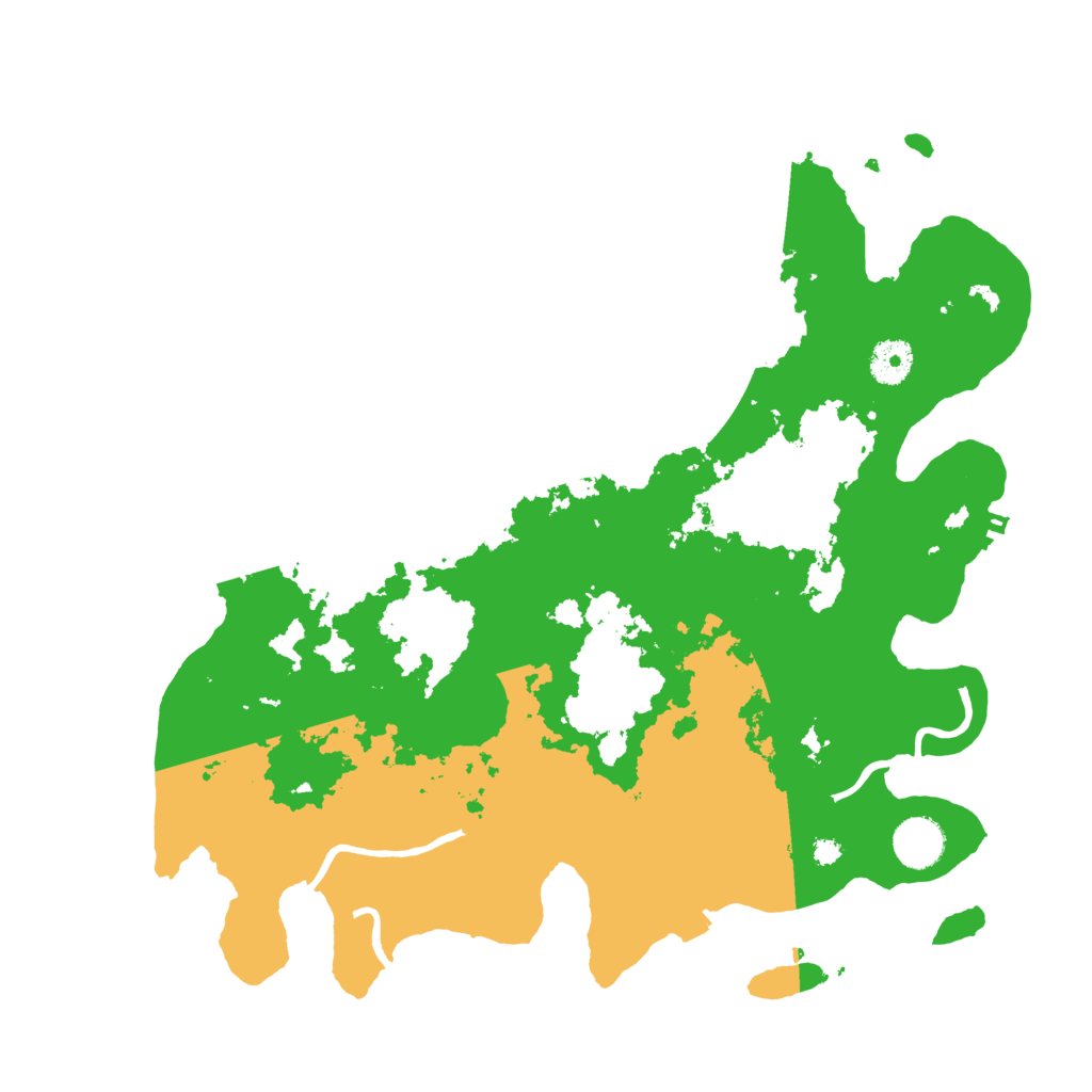 Biome Rust Map: Procedural Map, Size: 3750, Seed: 27357443