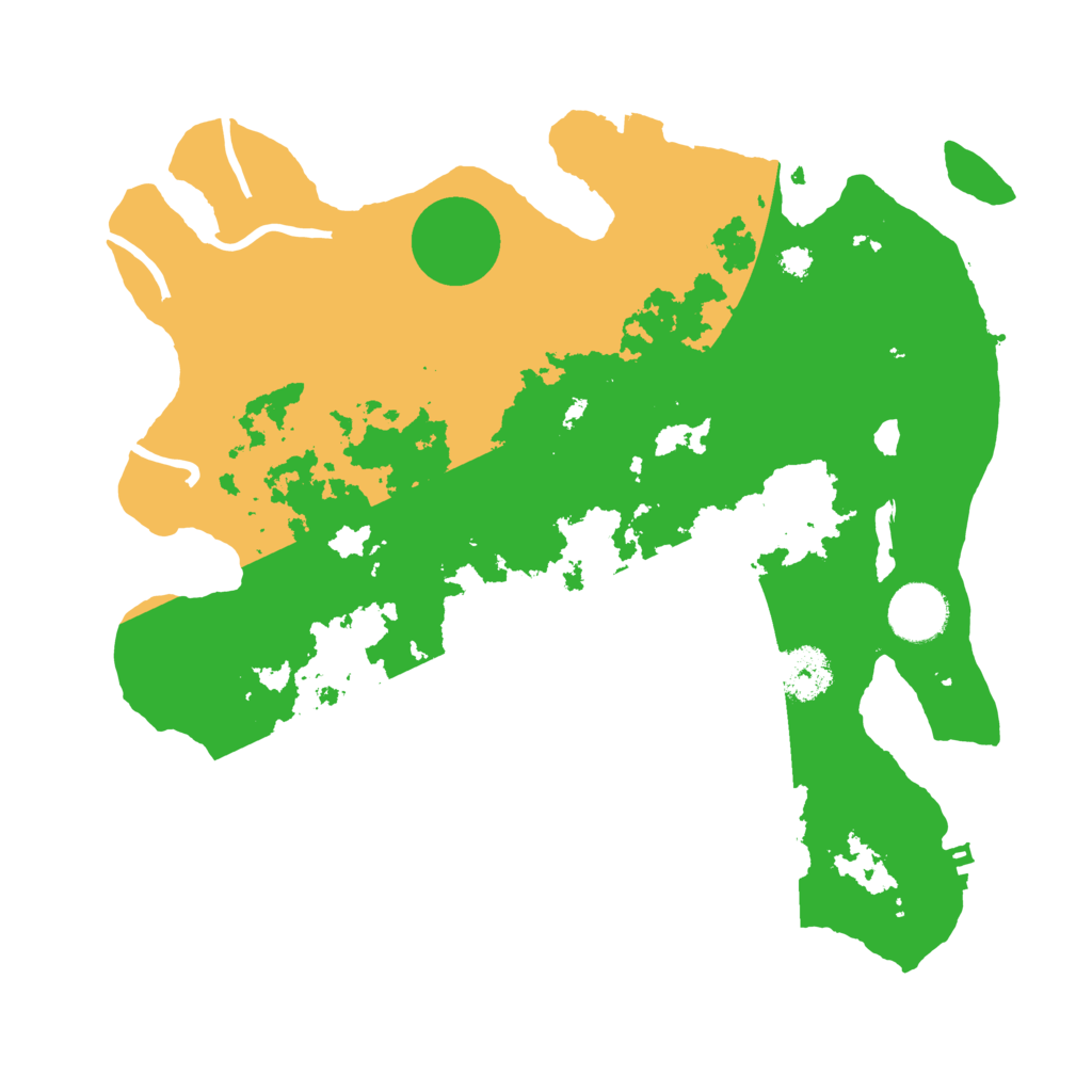 Biome Rust Map: Procedural Map, Size: 3250, Seed: 20976
