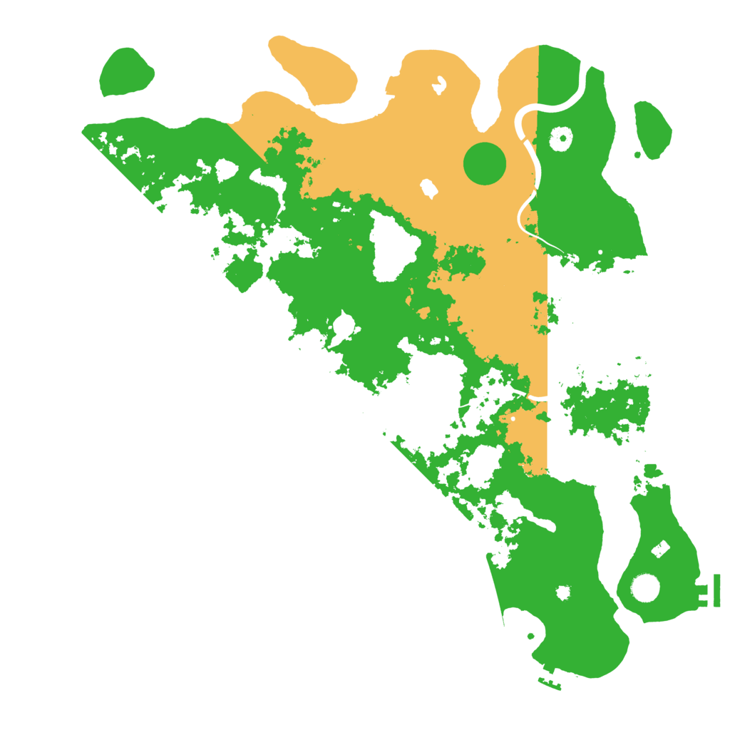 Biome Rust Map: Procedural Map, Size: 4500, Seed: 364799654