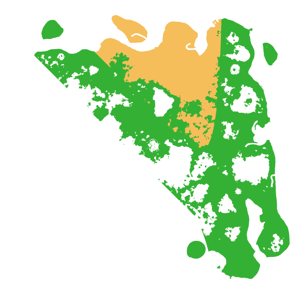 Biome Rust Map: Procedural Map, Size: 4500, Seed: 364799654