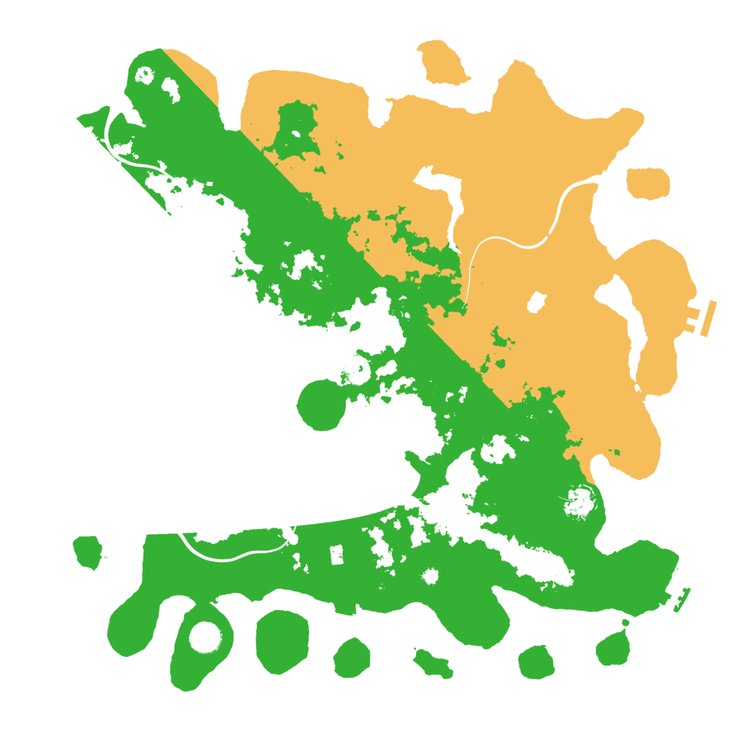 Biome Rust Map: Procedural Map, Size: 4050, Seed: 118083135
