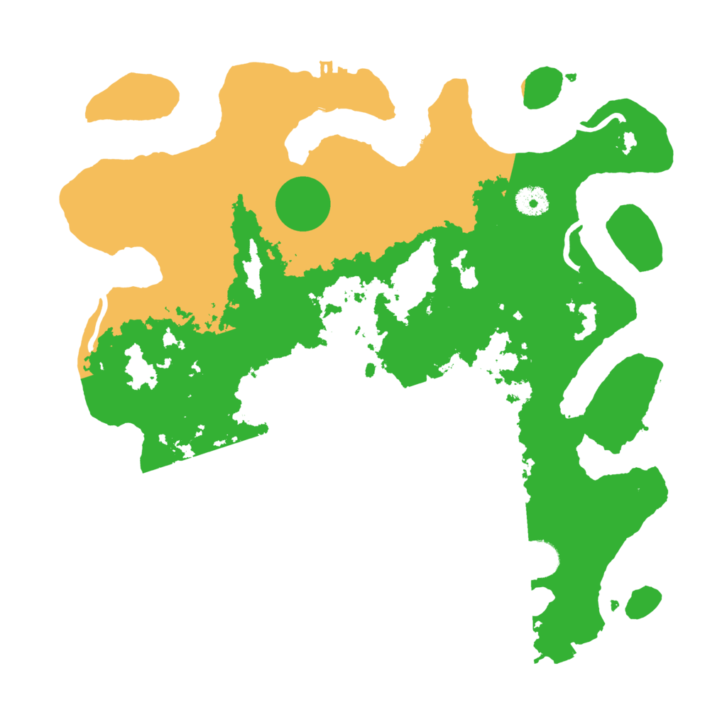 Biome Rust Map: Procedural Map, Size: 3500, Seed: 718202295