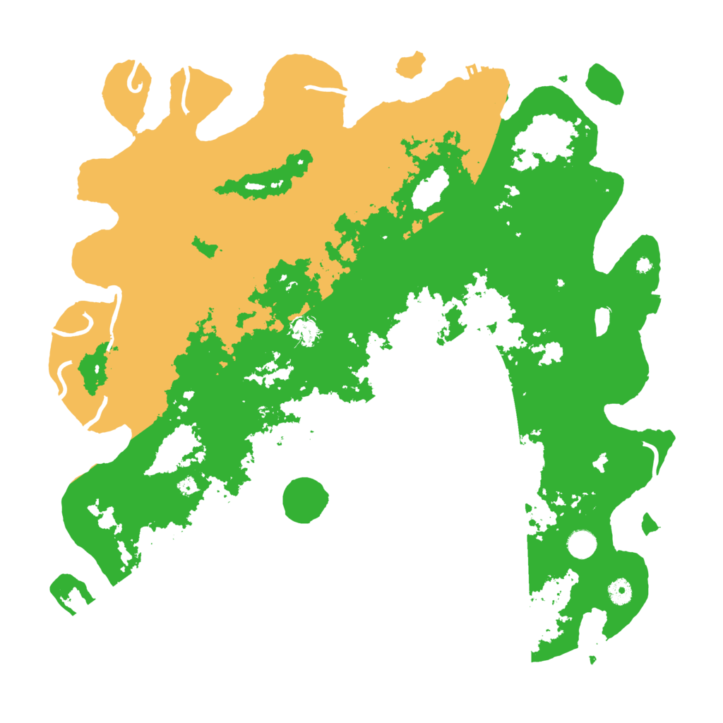 Biome Rust Map: Procedural Map, Size: 4400, Seed: 64451140