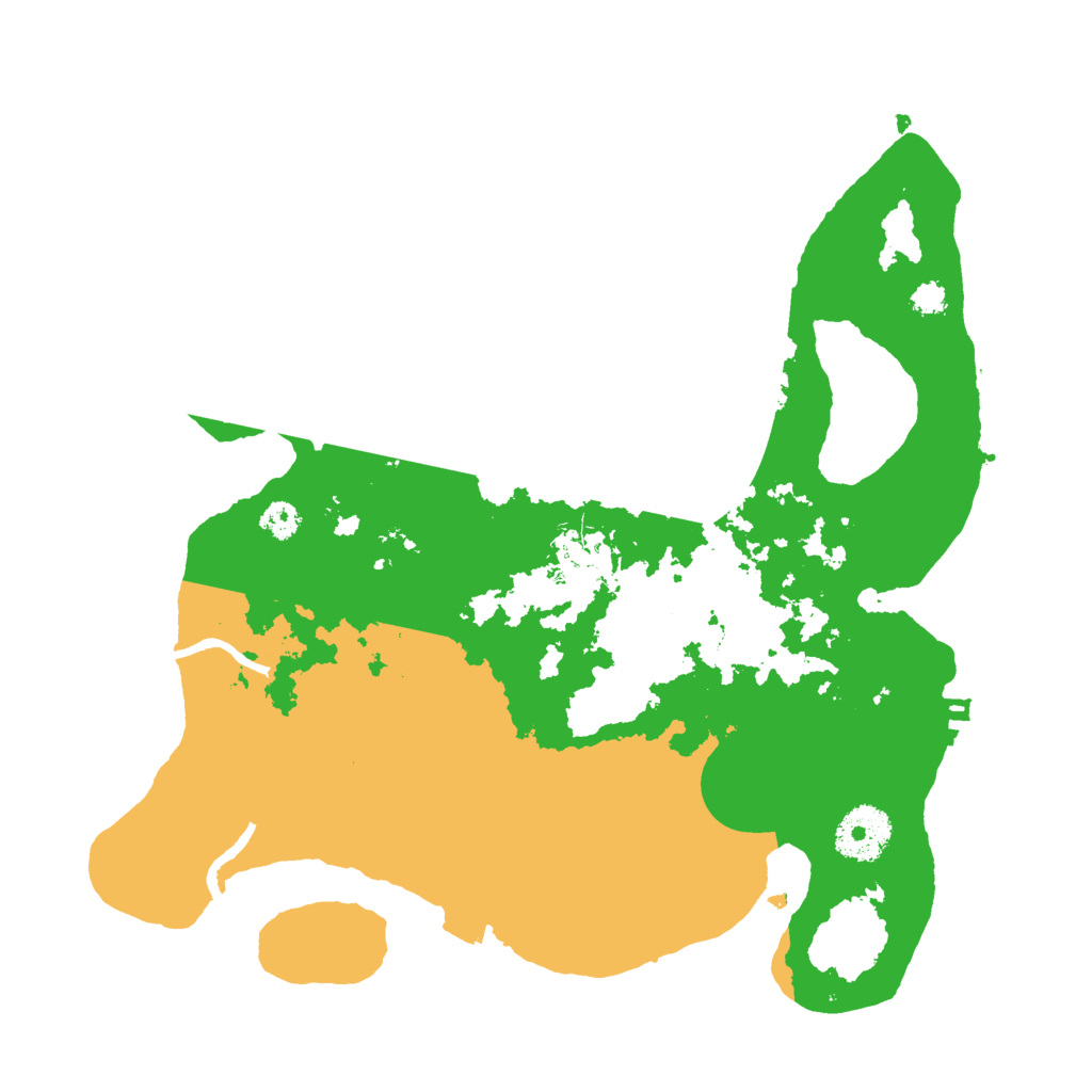 Biome Rust Map: Procedural Map, Size: 3000, Seed: 138392652