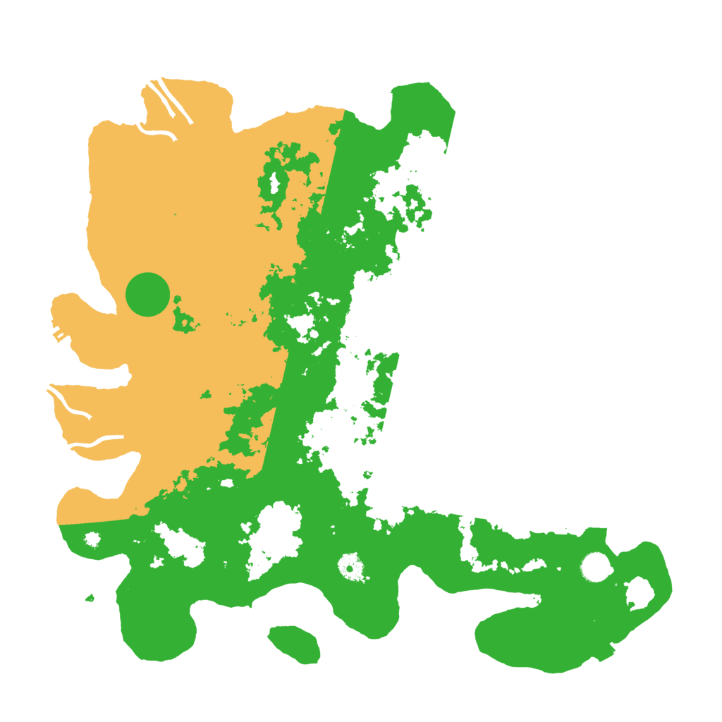 Biome Rust Map: Procedural Map, Size: 4300, Seed: 205987