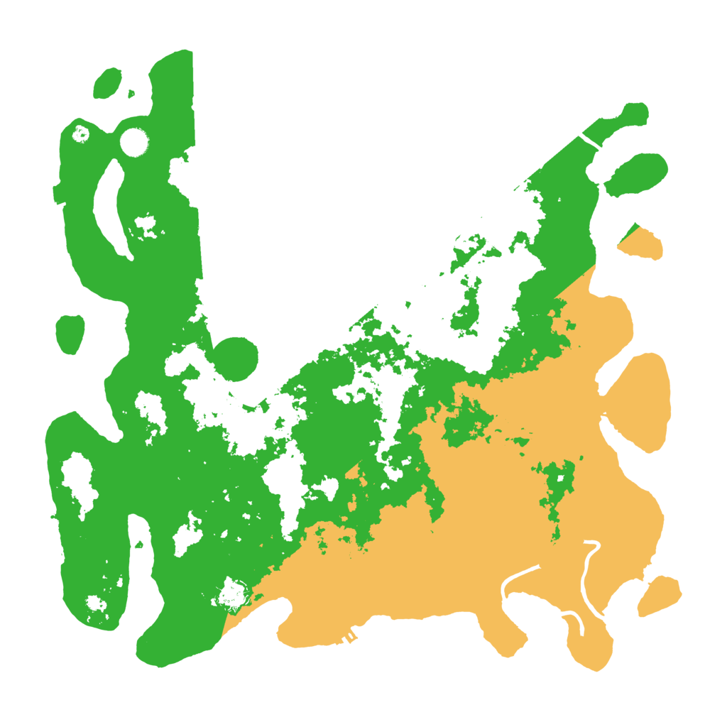 Biome Rust Map: Procedural Map, Size: 4500, Seed: 2137907704