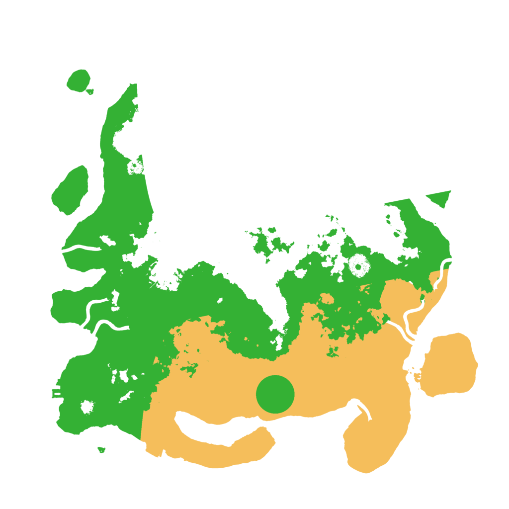 Biome Rust Map: Procedural Map, Size: 3500, Seed: 58945672