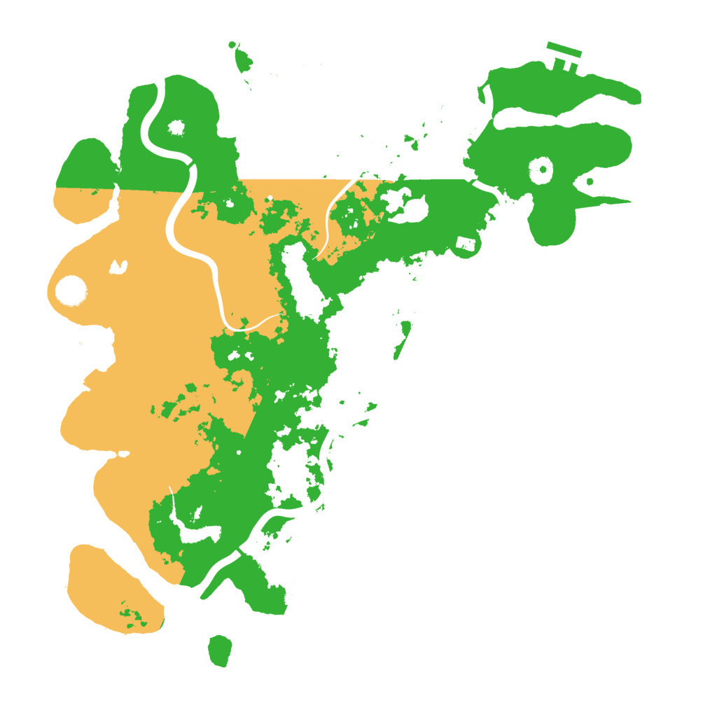 Biome Rust Map: Procedural Map, Size: 4100, Seed: 1391214