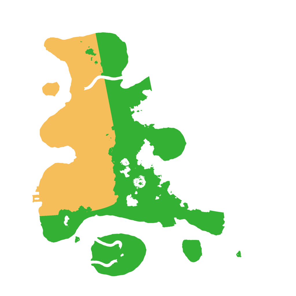 Biome Rust Map: Procedural Map, Size: 2500, Seed: 784216