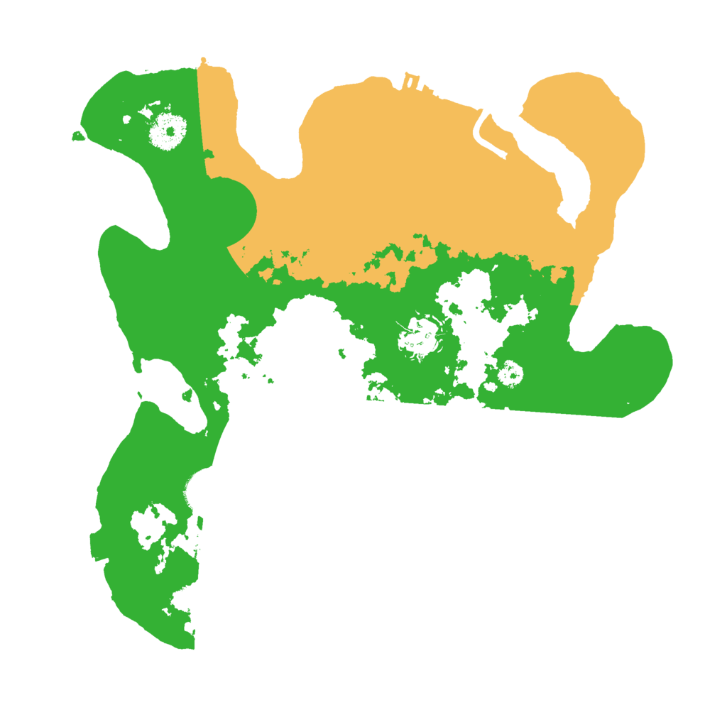 Biome Rust Map: Procedural Map, Size: 3000, Seed: 1623418