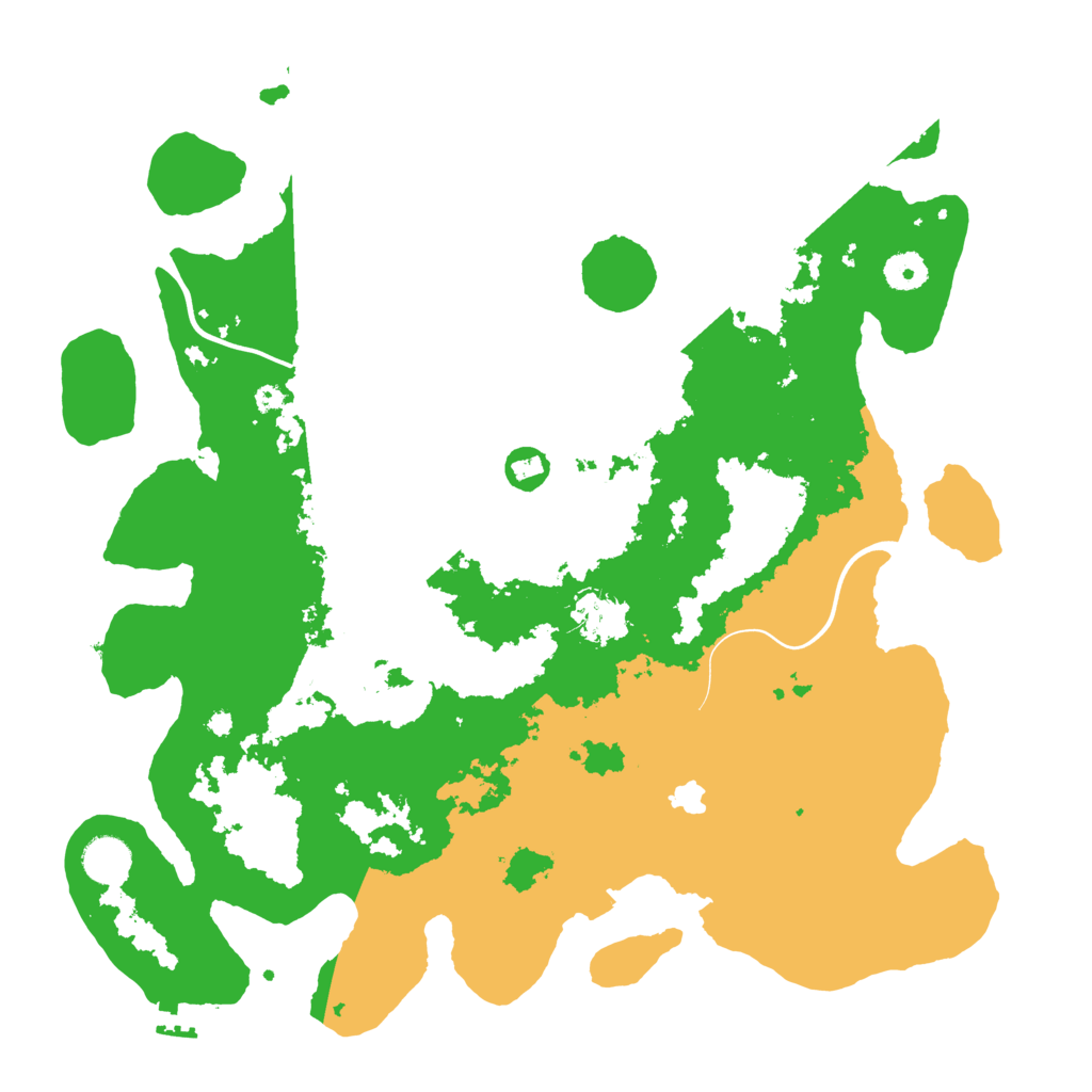 Biome Rust Map: Procedural Map, Size: 4000, Seed: 2023110201