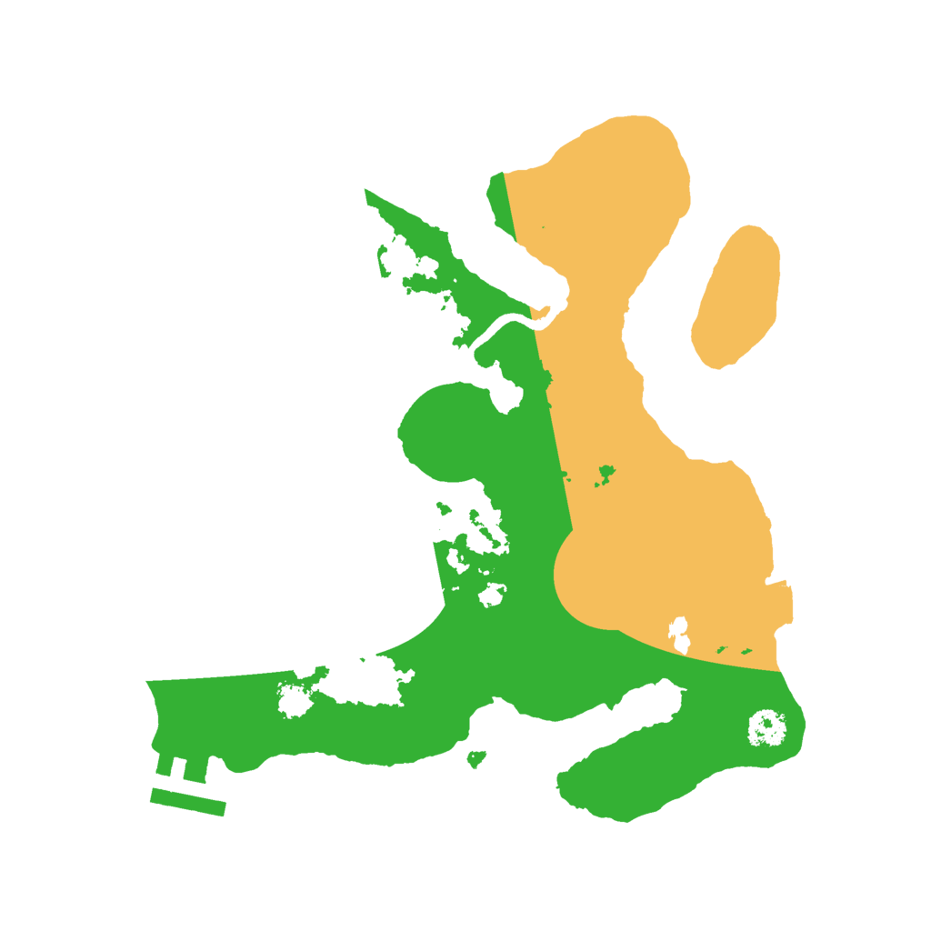 Biome Rust Map: Procedural Map, Size: 2500, Seed: 617094271