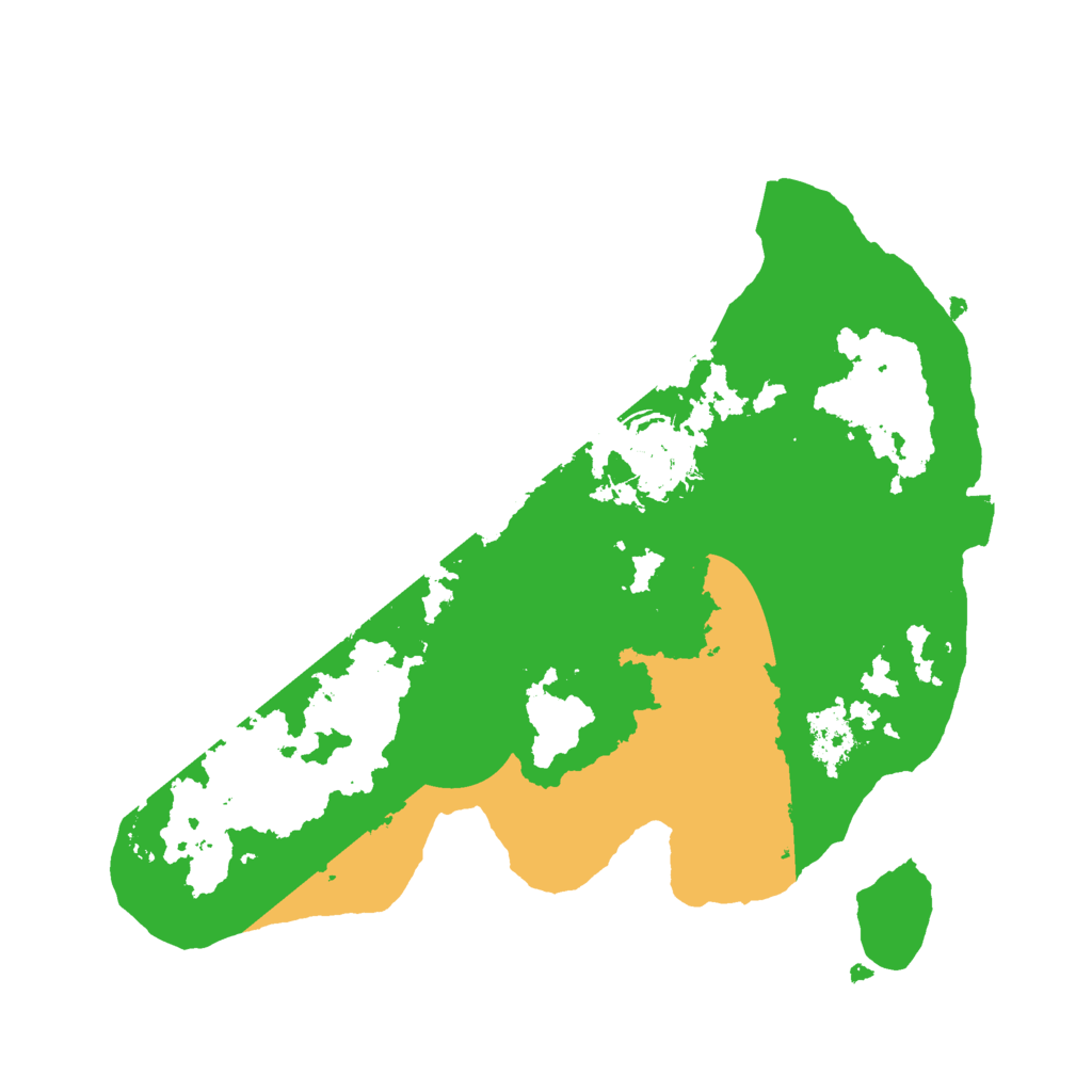 Biome Rust Map: Procedural Map, Size: 2500, Seed: 735086742