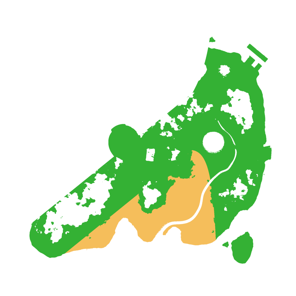 Biome Rust Map: Procedural Map, Size: 2500, Seed: 735086742