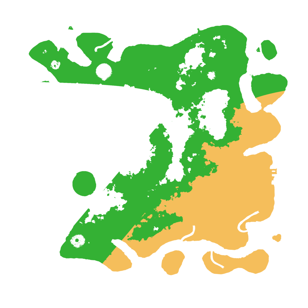 Biome Rust Map: Procedural Map, Size: 3500, Seed: 9791270
