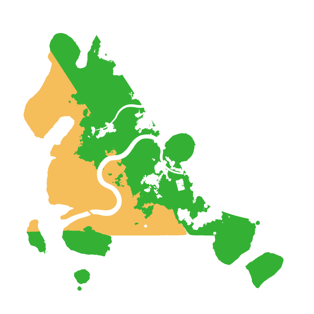 Biome Rust Map: Procedural Map, Size: 3000, Seed: 215051059