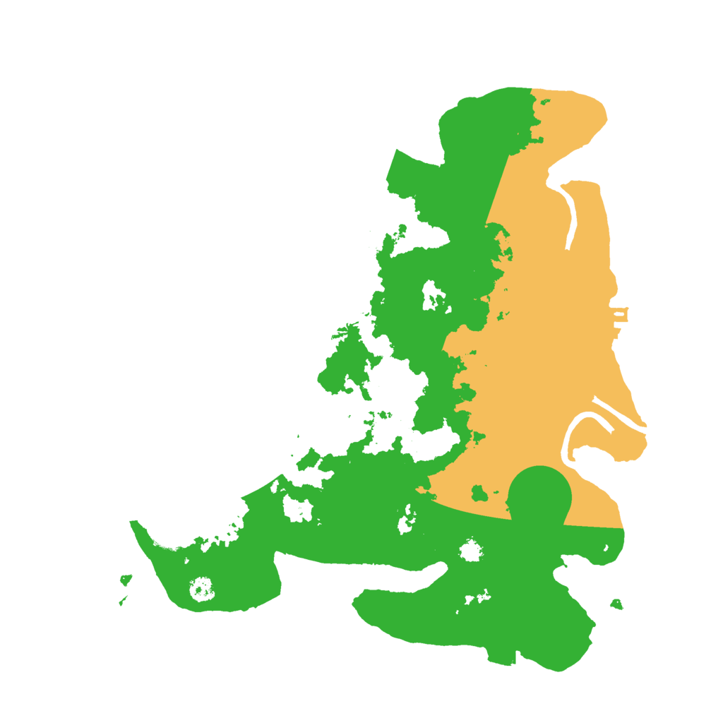 Biome Rust Map: Procedural Map, Size: 3000, Seed: 1482706909