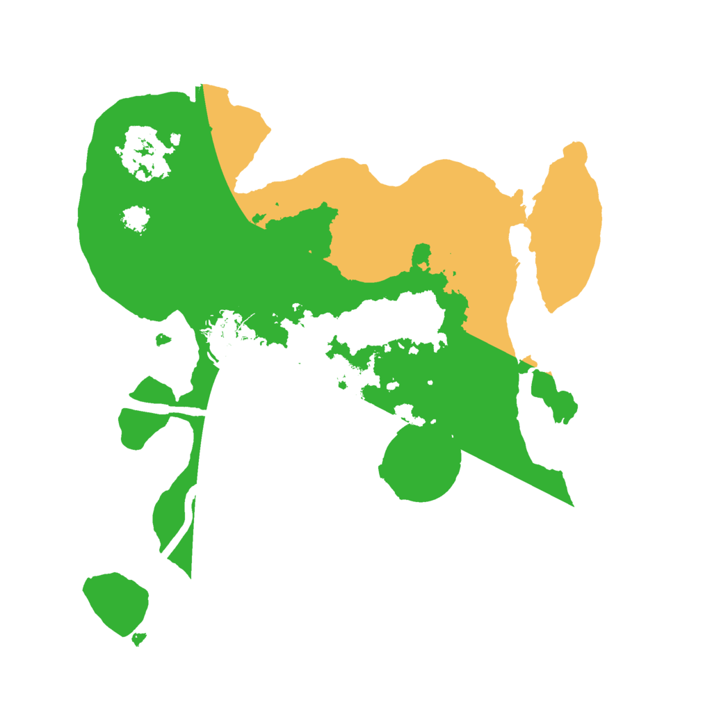 Biome Rust Map: Procedural Map, Size: 2500, Seed: 858084837