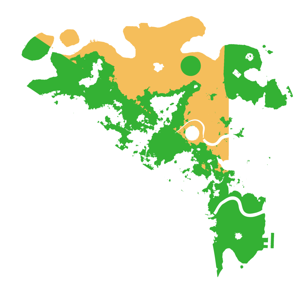 Biome Rust Map: Procedural Map, Size: 4000, Seed: 543654758
