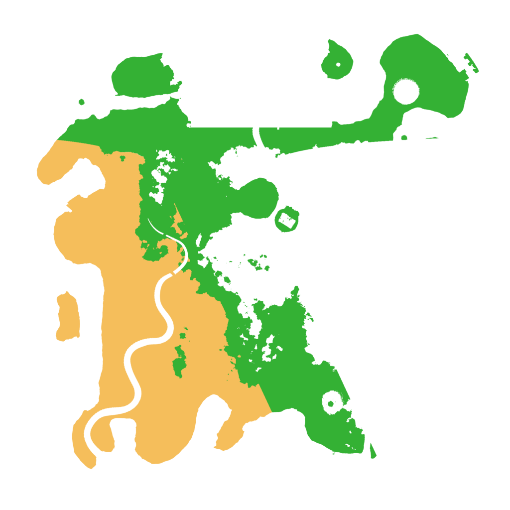 Biome Rust Map: Procedural Map, Size: 3500, Seed: 1148958987
