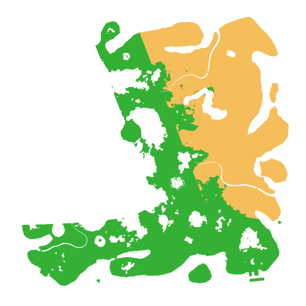 Biome Rust Map: Procedural Map, Size: 4200, Seed: 46114