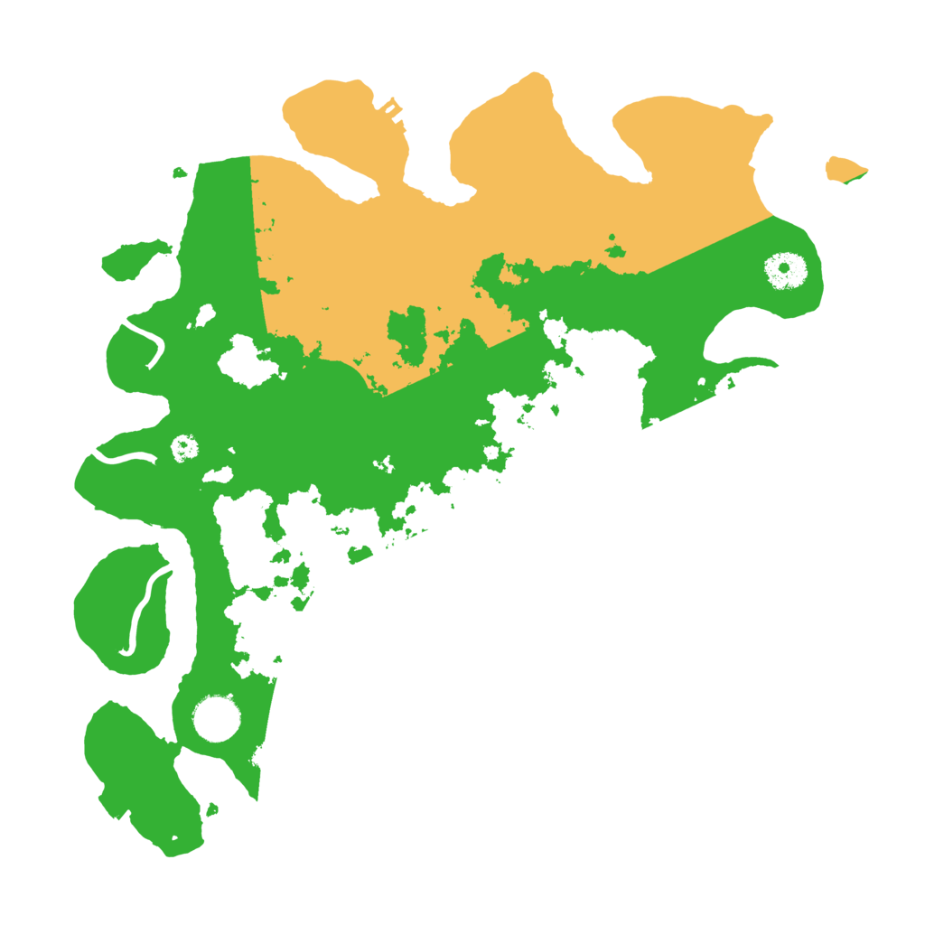 Biome Rust Map: Procedural Map, Size: 3500, Seed: 660460815