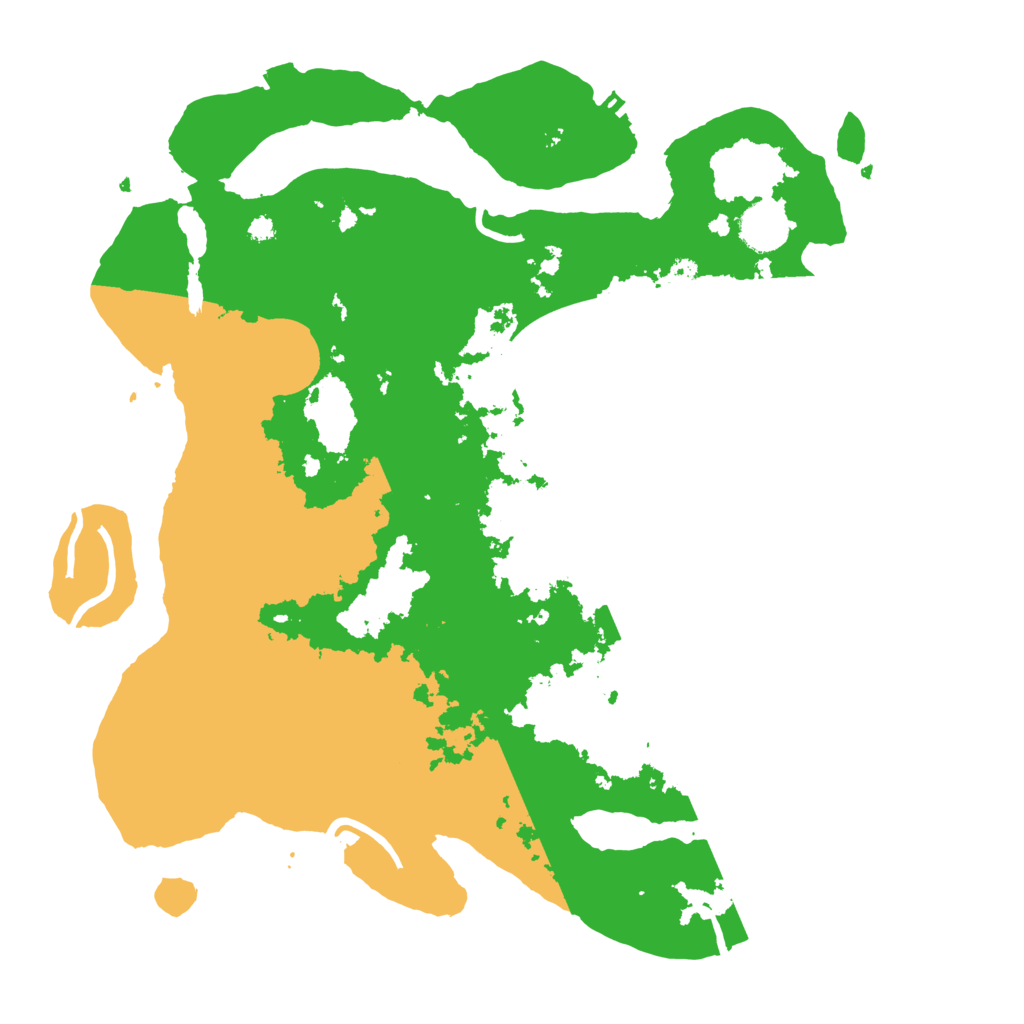 Biome Rust Map: Procedural Map, Size: 3700, Seed: 807280261