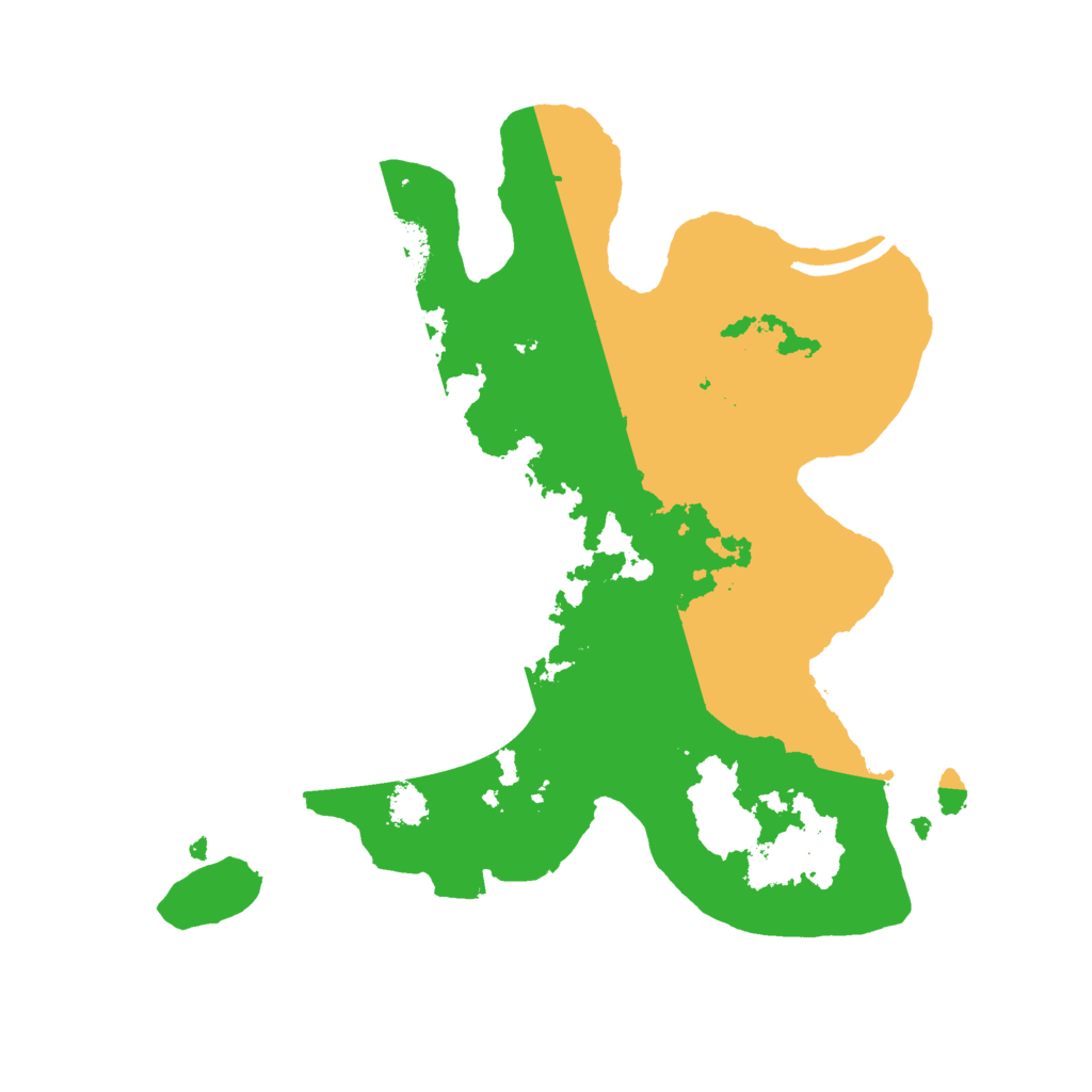Biome Rust Map: Procedural Map, Size: 2500, Seed: 244967662