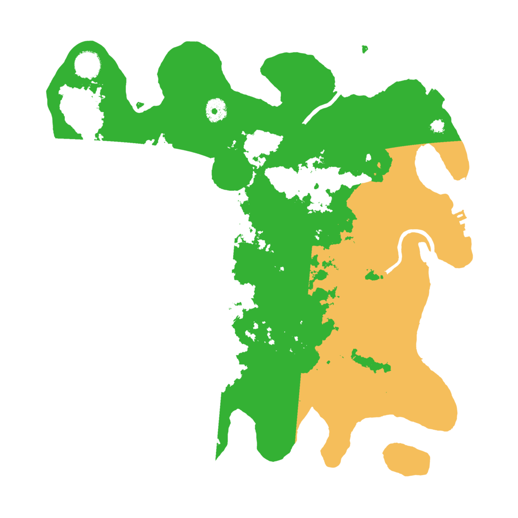 Biome Rust Map: Procedural Map, Size: 3500, Seed: 322137